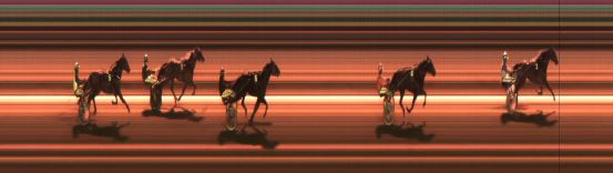 Målfoto for løp 6 på bane JA den 27.11.2015