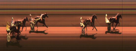 Målfoto for løp 3 på bane JA den 11.12.2015