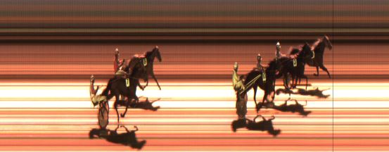 Målfoto for løp 5 på bane JA den 20.12.2015