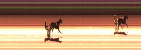 Målfoto for løp 6 på bane JA den 01.01.2016