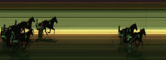 Målfoto for løp 1 på bane JA den 08.01.2016