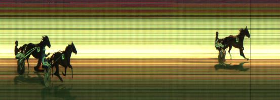 Målfoto for løp 5 på bane JA den 08.01.2016