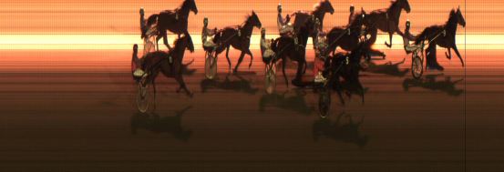 Målfoto for løp 6 på bane JA den 22.01.2016