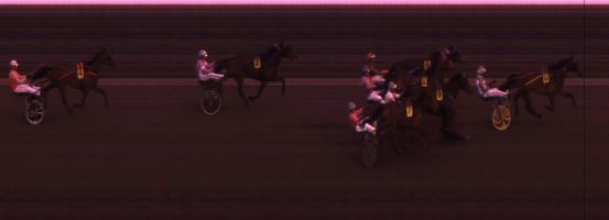 Målfoto for løp 1 på bane JA den 20.03.2016