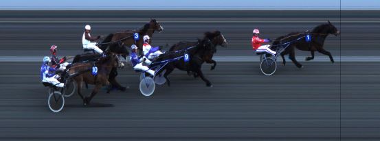 Målfoto for løp 2 på bane JA den 15.04.2016