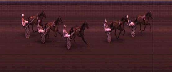 Målfoto for løp 6 på bane JA den 29.04.2016