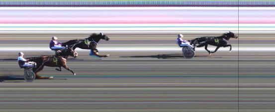 Målfoto for løp 1 på bane JA den 08.05.2016