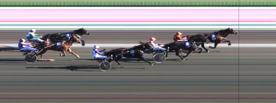 Målfoto for løp 2 på bane JA den 08.05.2016