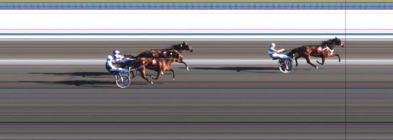 Målfoto for løp 3 på bane JA den 08.05.2016