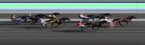 Målfoto for løp 1 på bane JA den 13.05.2016