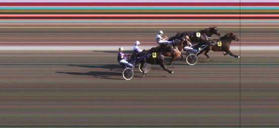 Målfoto for løp 1 på bane JA den 02.06.2016