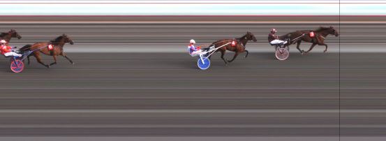 Målfoto for løp 3 på bane JA den 27.06.2016