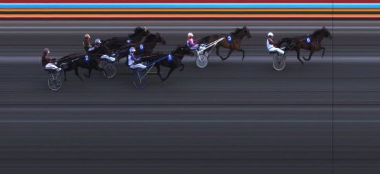 Målfoto for løp 2 på bane JA den 07.07.2016