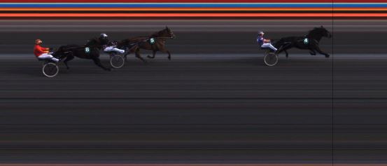 Målfoto for løp 4 på bane JA den 07.07.2016