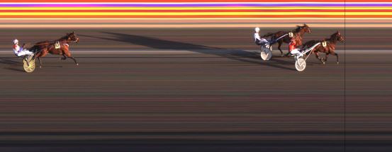 Målfoto for løp 7 på bane JA den 08.07.2016