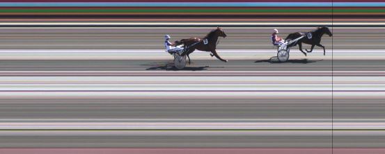 Målfoto for løp 5 på bane JA den 09.07.2016