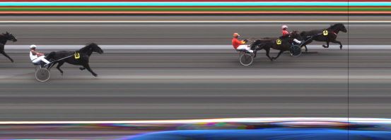 Målfoto for løp 1 på bane JA den 10.07.2016