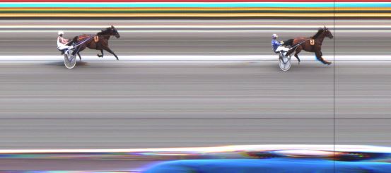 Målfoto for løp 11 på bane JA den 10.07.2016