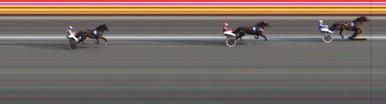 Målfoto for løp 2 på bane JA den 05.08.2016