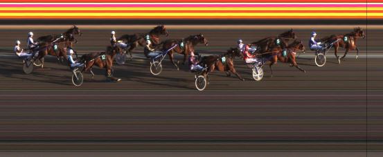 Målfoto for løp 4 på bane JA den 05.08.2016