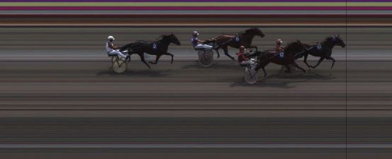 Målfoto for løp 2 på bane JA den 09.08.2016