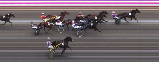 Målfoto for løp 5 på bane JA den 09.08.2016