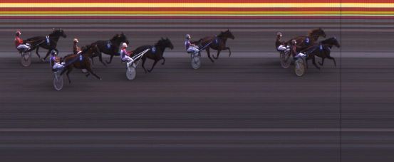 Målfoto for løp 2 på bane JA den 19.08.2016