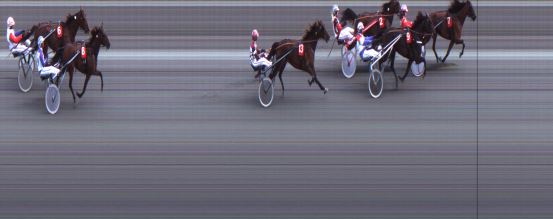 Målfoto for løp 3 på bane JA den 19.08.2016