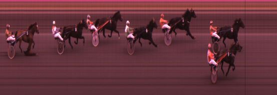 Målfoto for løp 6 på bane JA den 19.08.2016