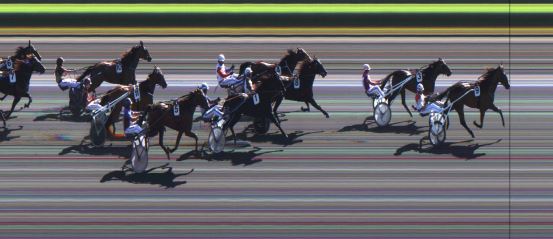 Målfoto for løp 5 på bane JA den 23.08.2016