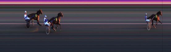 Målfoto for løp 1 på bane JA den 30.09.2016