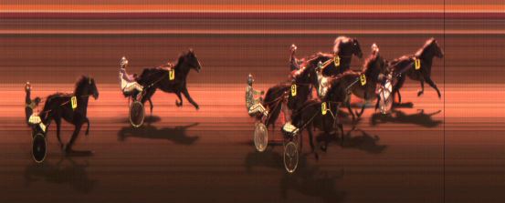 Målfoto for løp 1 på bane JA den 07.10.2016