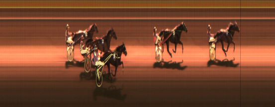 Målfoto for løp 2 på bane JA den 07.10.2016