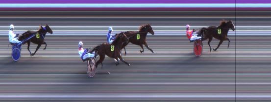 Målfoto for løp 1 på bane JA den 26.11.2016