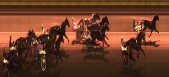 Målfoto for løp 6 på bane JA den 04.12.2016