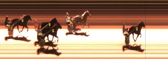 Målfoto for løp 1 på bane JA den 11.12.2016