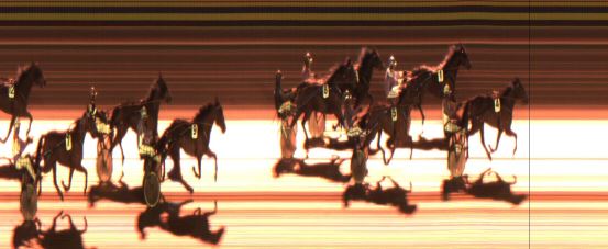 Målfoto for løp 5 på bane JA den 11.12.2016