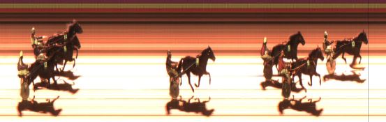 Målfoto for løp 4 på bane JA den 23.12.2016