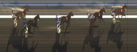 Målfoto for løp 1 på bane JA den 05.01.2017