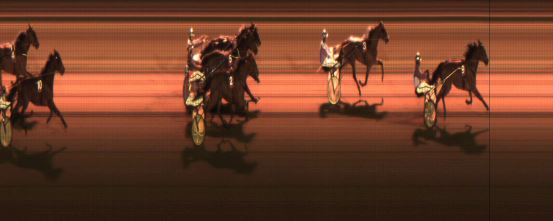 Målfoto for løp 8 på bane JA den 14.01.2017