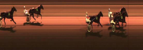 Målfoto for løp 9 på bane JA den 14.01.2017