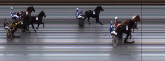 Målfoto for løp 5 på bane JA den 19.01.2017