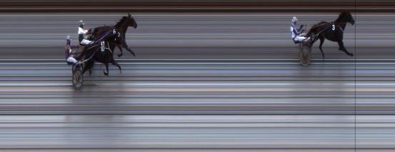 Målfoto for løp 6 på bane JA den 19.01.2017