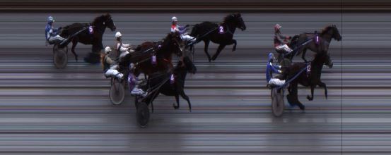 Målfoto for løp 8 på bane JA den 19.01.2017