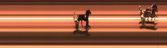 Målfoto for løp 4 på bane JA den 20.01.2017