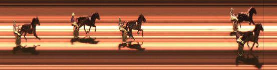 Målfoto for løp 8 på bane JA den 20.01.2017