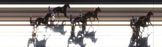 Målfoto for løp 1 på bane JA den 26.01.2017