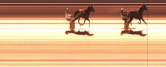 Målfoto for løp 6 på bane JA den 03.02.2017