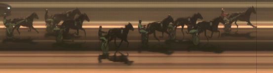 Målfoto for løp 8 på bane JA den 17.02.2017