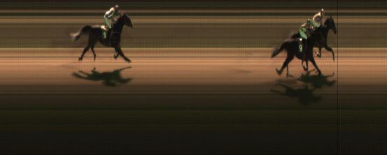 Målfoto for løp 10 på bane JA den 24.02.2017